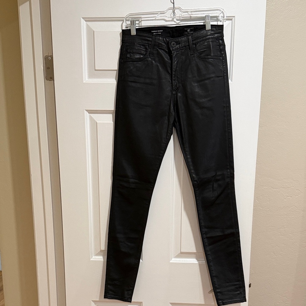 Black Coted AG Women's Jeans